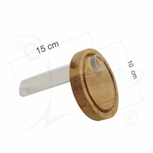Couvercle en bois de chêne avec tuyau en silicone Ebenbee